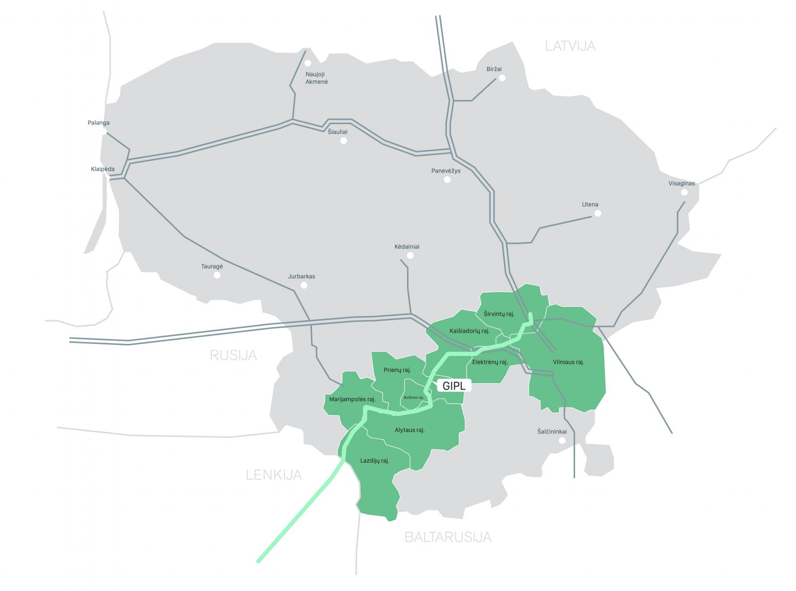 Польша и Литва закончили строительство газопровода GIPL